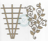 Scrapaholics Laser Cut Chipboard 2mm Thick-Layered Trellis, 2/Pkg, 6" To 4" S88631