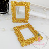 Dress My Craft Miniature Micky Frame 2/Pkg-Gold DMC15028