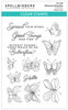 Spellbinders Clear Acrylic Stamps-Whimsical Butterfly STP069 - 812062035643