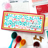 Pinkfresh Studio Slimline Stencils 4"X9" 5/Pkg-Folk Art Layering PF139522