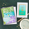 Spellbinders Clear Acrylic Stamps-Many Greetings STP076