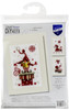 Vervaco Counted Cross Stitch Greeting Card Kit 4.2"X6" 3/Pk-Christmas Gnomes (14 Count) V0165989 - 5413480697687