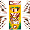 3 Pack - Crayola Colors Of The World Colored Pencils 24/Pkg-Assorted Colors - 684607