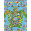 Pencil Works Color By Number Kit 9"X12"-Colorful Turtle - 91845