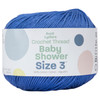 Aunt Lydia's Baby Shower Crochet Thread Size 3-Crayon Blue 173-4160 - 073650055836