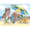 Pencil Works Color By Number Kit 12"X9"-Summer Paws - 91847 Pencil Works Color By Number Kit 12"X9"-Summer Paws - 91847