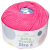 3 Pack Aunt Lydia's Baby Shower Crochet Thread Size 3-Hot Pink 173-1840