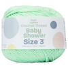 Aunt Lydia's Baby Shower Crochet Thread Size 3-Bright Mint 173-6620 - 073650057359