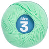 Aunt Lydia's Baby Shower Crochet Thread Size 3-Bright Mint 173-6620