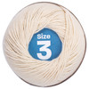 3 Pack Aunt Lydia's Baby Shower Crochet Thread Size 3-Natural 173-8010