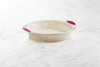 Trudeau Round Cake Pan 9"-White Confetti/Fuchsia - 05118557