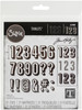 Sizzix Thinlits Dies By Tim Holtz 21/Pkg-Alphanumeric, Shadow Numbers 664808 - 630454265092