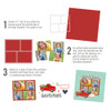 Simple Stories Simple Pages Page Template-(1) 2-3"X4" & 2-3"X3" SPT15970