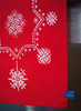 Vervaco Stamped Table Runner Cross Stitch Kit 16"X40"-White Christmas Stars V0155278 - 54009460012495400946001249