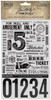 2 Pack - Idea-Ology Remnant Rubs Rub-Ons 4.75"X7.75" 2/Pkg-Eccentric - TH94237 - 040861942378