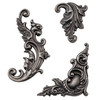 Idea-Ology Metal Adornments 3/Pkg-Flourish TH94231