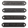 Idea-Ology Metal Word Plaques 4/PkgTH94246