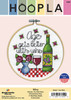 3 Pack - Design Works Counted Cross Stitch Kit 4" Round-Wine (14 Count) - DW7059 3 Pack - Design Works Counted Cross Stitch Kit 4" Round-Wine (14 Count) - DW7059