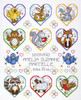 Design Works Counted Cross Stitch Kit 11"X14"-Animal Hearts (14 Count) DW7110