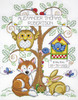 Design Works Counted Cross Stitch Kit 11"X14"-Baby's Forest (14 Count) - DW7107