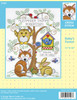 Design Works Counted Cross Stitch Kit 11"X14"-Baby's Forest (14 Count) - DW7107