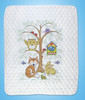 Design Works Stamped Quilt Cross Stitch Kit 34"X43"-Baby's Forest - DW7106