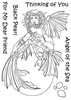 The Card Hut Clear Stamps 6"X4" By Linda Ravenscroft-Mythical Creatures Black Pearl LCMC004 - 0665355730103