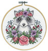 Design Works Counted Cross Stitch Kit 8" Round-Racoon (11 Count) - DW7047 Design Works Counted Cross Stitch Kit 8" Round-Racoon (11 Count) - DW7047
