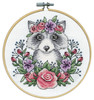 Design Works Counted Cross Stitch Kit 8" Round-Racoon (11 Count) DW7047