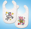 Design Works Stamped Bib Cross Stitch Kit 9"X14" 2/Pkg-Nursery Rhymes - DW7102