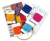 Design Works/Zenbroidery Macrame Wall Hanging Kit 6"X16"-Rainbow Star DW4523 - 021465045238