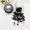 Dress My Craft Brads 10mm 100/Pkg-Jet Black - DMCA6033