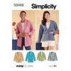Simplicity Misses Unlined Jacket-6-8-10-12-14 SS9468H5 - 039363594680