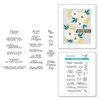Spellbinders Clear Acrylic Stamps-Celebrate You Sentiments For You STP079