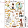 Dress My Craft Transfer Me Sheet A4-Mom To Be #1 - DMCD5524 - 194186013333