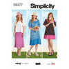Simplicity Misses Top and Dresses-XXS-XS-S-M-L-XL-XXL SS9477A - 039363594772