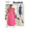 Simplicity Misses and Womens Costumes-20W-22W-24W-26W-28W -SS9502BB - 039363695028