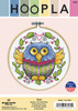 Design Works Counted Cross Stitch Kit 4" Round-Owl (14 Count) - DW7070 Design Works Counted Cross Stitch Kit 4" Round-Owl (14 Count) - DW7070