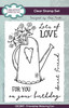 Creative Expressions 6"X4" Clear Stamp Set By Sam Poole-Friendship Watering Can CEC997