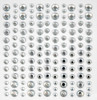 Craft Consortium Essential Adhesive Rhinestone Gems 143/Pkg-Clear - EAGEM001 - 50603946270735060394627073
