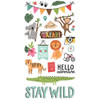 3 Pack Into The Wild Chipboard Stickers 6"X12"INT17616 - 810079984008