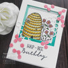 Creative Expressions 6"X4" Clear Stamp Set By Sam Poole-Bee-You-Tiful Beehive CEC996 - 5055305971635