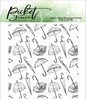 Picket Fence Studios 4"X4" Stamp Set-Dancing In The Rain BB-181