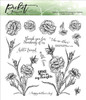 Picket Fence Studios 6"X6" Stamp Set-Carnation Flower F-162
