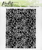 Picket Fence Studios Stencil 6"X6"-Rose Lines A2 SC-298