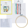 DMC Stitch Kit 6" Diameter-Cat (14 Count) - BKL-1914 DMC Stitch Kit 6" Diameter-Cat (14 Count) - BKL-1914