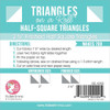 It's Sew Emma Half-Square Triangles On A Roll-50' 2.5" Finished Size - H250 It's Sew Emma Half-Square Triangles On A Roll-50' 2.5" Finished Size - H250