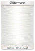 5 Pack - Gutermann Sew-All Thread 1,094yd-Nu White - 1000P-20 - 077780006546