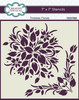 2 Pack Creative Expressions 7"X7" Stencil-Timeless Florals CEST069