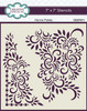2 Pack Creative Expressions 7"X7" Stencil-Henna Petals CEST071